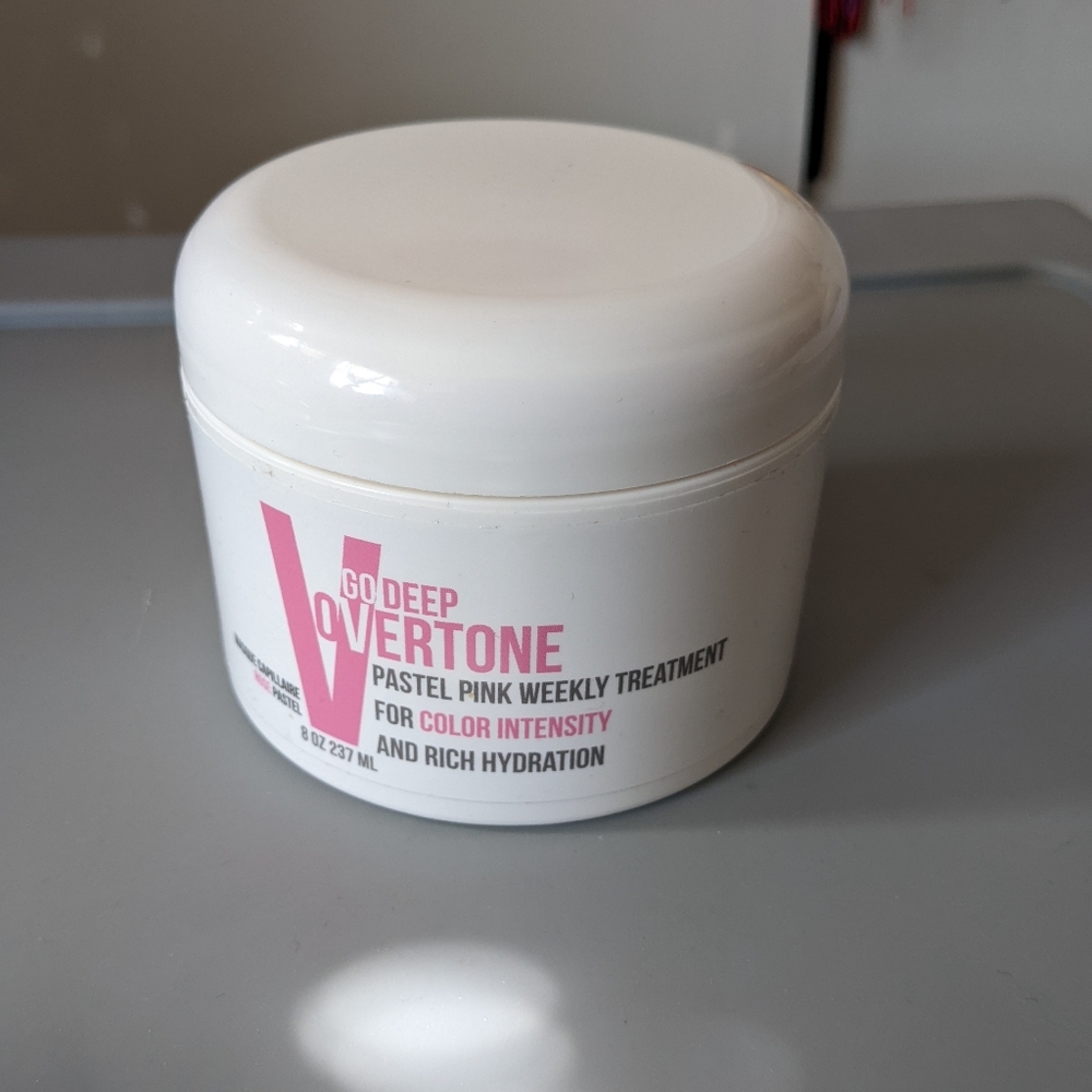 OVERTONE Go Deep Pastel Pink Weekly Treatment (USED)